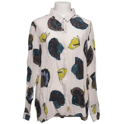Blouse (Beige, Multicolored) from Pom Amsterdam Cupro