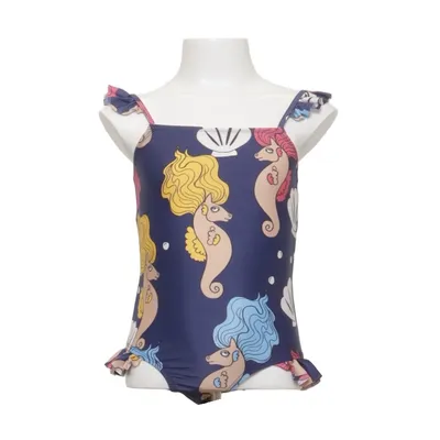Maillot de bain une pièce (Bleu, Multicolore) de Mini Rodini Élasthane, Polyamide