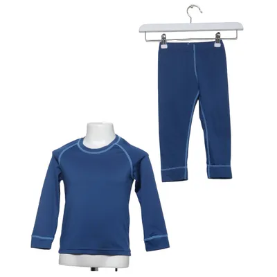 Vêtements thermique (Bleu) de Crane Kids Élasthane, Polyester