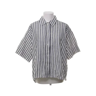 Kortärmad skjorta (Grå, Vit) från Basic Apparel Ekologisk bomull, Linne