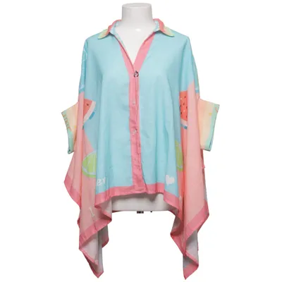 Blus (Rosa, Blå, Flerfärgad) från OOTD Linne, Polyester