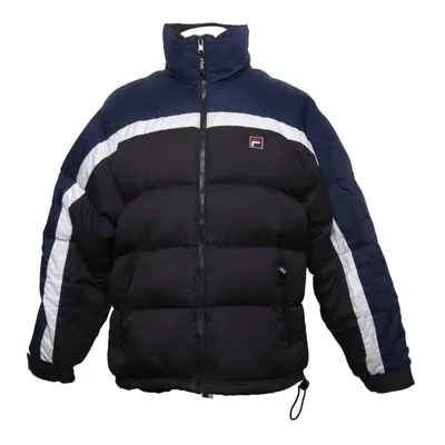 Dunjakke (Sort, Blå, Hvid) fra Fila Dun, Polyamid, Polyester