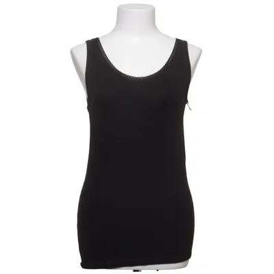 Tanktop (Zwart) van InToy Katoen, Elastaan