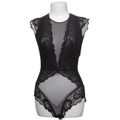 Body (Zwart) van Avélie Lingerie Elastaan, Polyamide