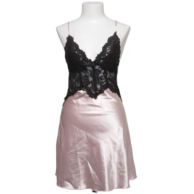 Negligé (Zwart, Roze) Elastaan, Polyester