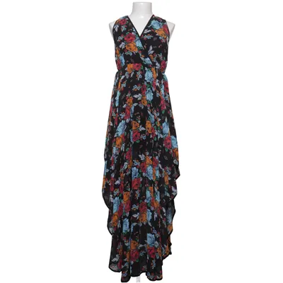 Robe longue (Noir, Multicolore) de Oxygene Polyester