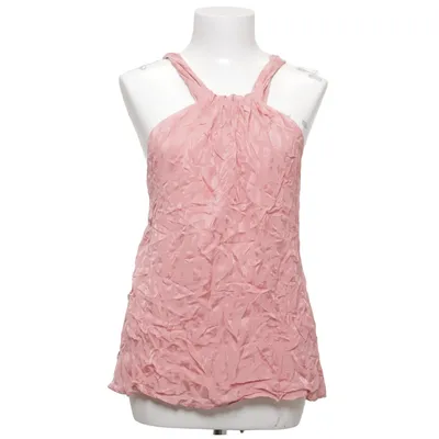 Halter neck top (Pink) from Zara Basic Collection Viscose