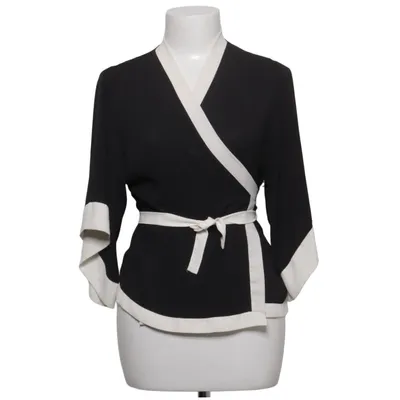Omlottblus (Svart, Beige) från Beaurivage Polyester