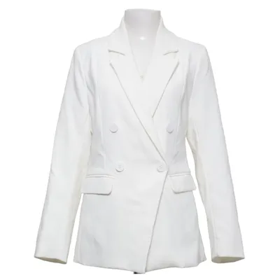 Blazer (Blanc) de Lulumary Élasthane, Polyester