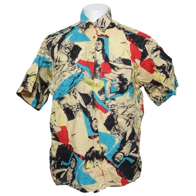 Korte mouwen shirt (Geel, Zwart, Blauw, Rood) van Canard by Pa Design Katoen