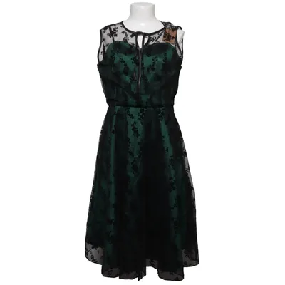 Jurk (Groen, Zwart) van Voodoo Vixen Elastaan, Polyamide, Polyester