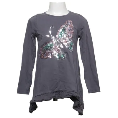Langærmet t-shirt (Grå, Flerfarvet) fra Kids by Lindex Bomuld