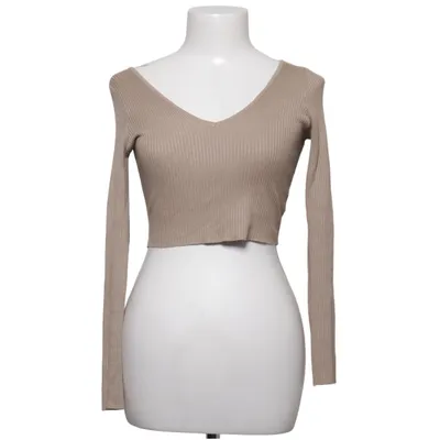 Crop top (Beige) van GiorGia Elastaan, Polyester, Viscose