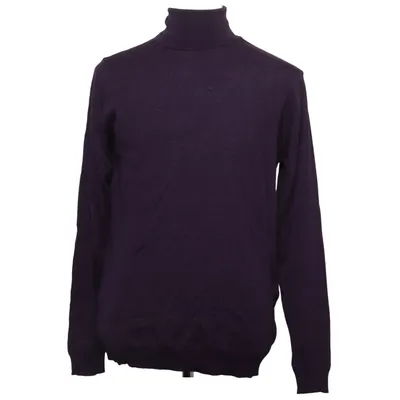 Polotröja (Lila) från Zara Man Basic Akryl, Ull