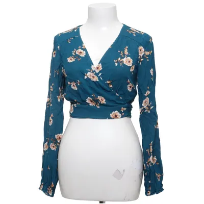 Blouse portefeuille (Bleu, Multicolore) de Forever 21 Viscose