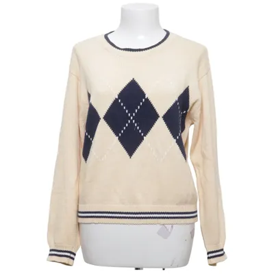 Pull-over (Beige, Bleu) de Talbots Coton