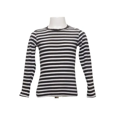 Lange mouwen shirt (Zwart, Wit) van ICA I Love Eco Katoen