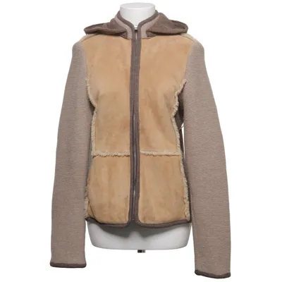 Shearlingjacka (Beige, Brun) från Luis Trenker Päls, Skinn, Polyamid, Polyester, Ull