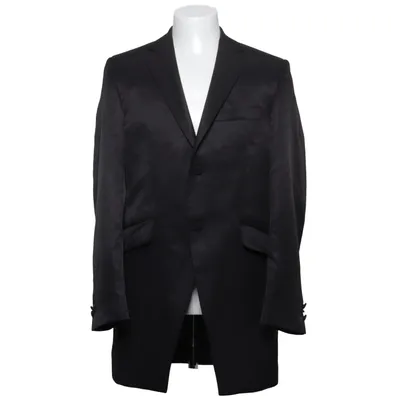 Blazer (Black) from De Renouard Polyester, Viscose, Wool