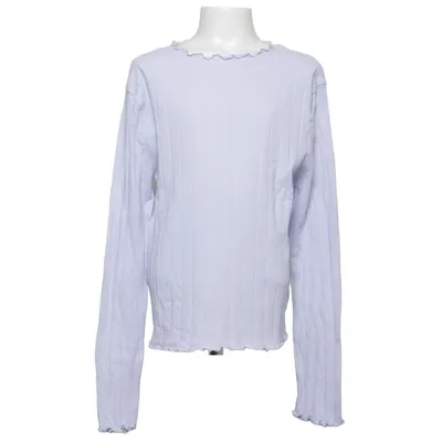 Lange mouwen shirt (Blauw) van Yigga Elastaan, Organisch katoen