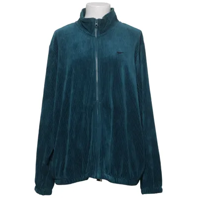 Jacket (Turquoise) from Nike Cotton, Elastane, Polyester