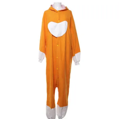 Heldragt (Orange, Hvid) Polyester
