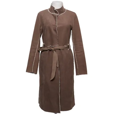 Shearling jas (Bruin, Wit) van Velvet Polyester