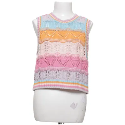 Slipover (Blue, Pink, Multicolored) from Zara Acrylic, Cotton