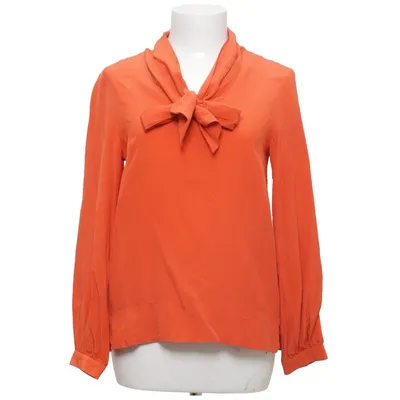 Knytblus (Orange) från Hedvig Stockholm Silke