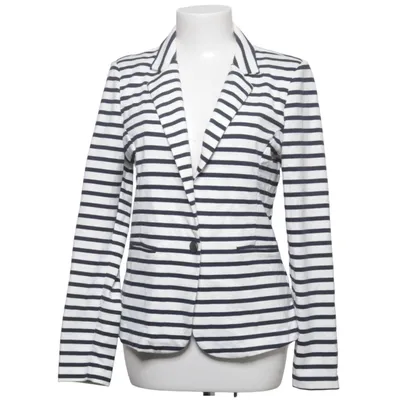 Blazer (White, Blue) from Neo Noir Cotton, Elastane