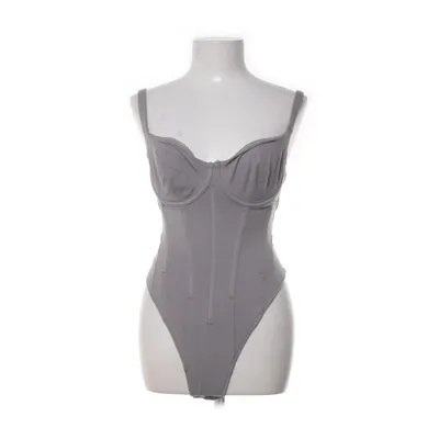 Underklädesbody (Grå) från Skims Bomull, Elastan