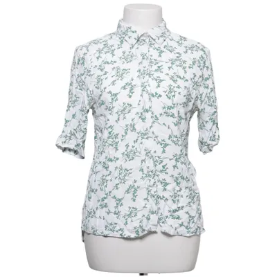 Blouse (Wit, Groen) van Kauf Dich Glücklich Viscose
