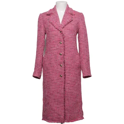 Manteau (Rose, Multicolore) de Veronica Virta Coton, Élasthane, Polyamide, Polyester, Viscose, Laine