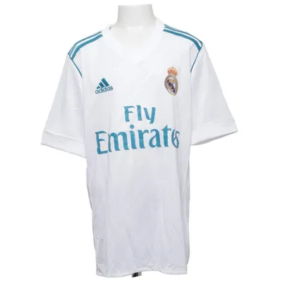 Fodboldtrøje (Hvid, Blå) fra Adidas Genanvendt polyester