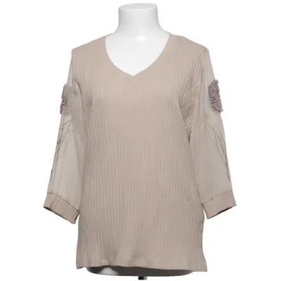 Långärmad t-shirt (Beige) från La Coca Bomull, Elastan