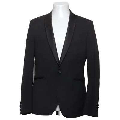 Tuxedo jacket (Black) from Royal Black Elastane, Polyester, Wool