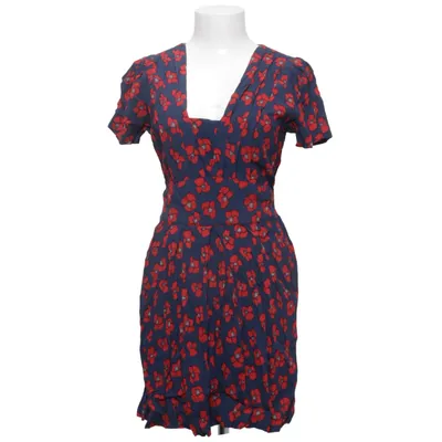 Jurk (Blauw, Rood) van Cooperative Viscose
