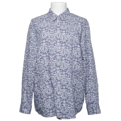 Chemise (Bleu, Blanc) de Mayfair Coton, Laine