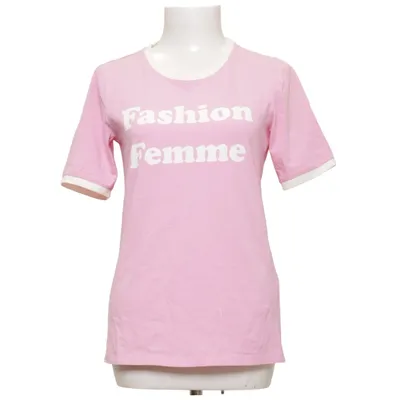 T-shirt (Rose, Blanc) de Karen by Simonsen Coton, Élasthane, Polyester