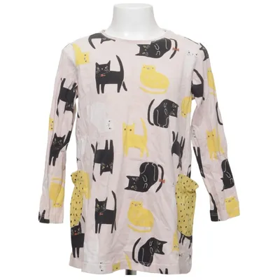 Dress (Beige, Black, Yellow) from Lindex Kids Cotton