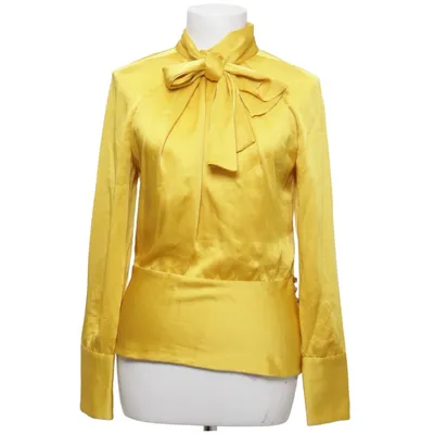 Pussy bow blouse (Yellow) from Karen Millen Polyester