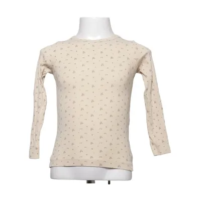 T-shirt à manches longues (Beige, Multicolore) de Lil' Atelier Élasthane, Lyocell, Coton biologique