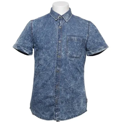 Korte mouwen shirt (Blauw) van Chapter Katoen