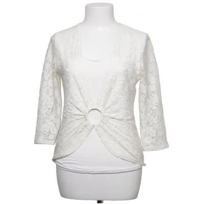 Cardigan (White) from Kaliko Elastane, Polyester, Viscose