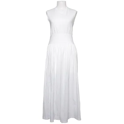 Maxi dress (White) from Totême Organic cotton