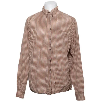 Chemise en flanelle (Marron, Blanc) de Request Coton