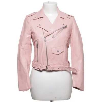 Bikerjakke (Pink) fra Zara Basic Outerwear Polyester, Polyurethan