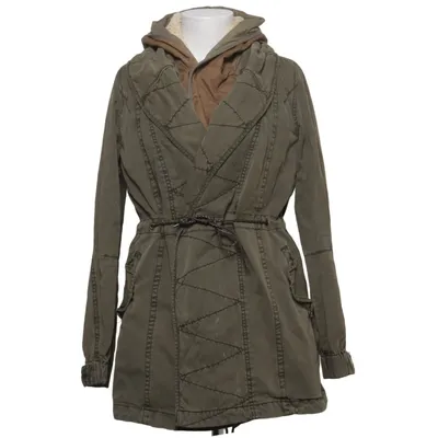 Parka (Green) from Maison Scotch Cotton, Polyamide, Polyester