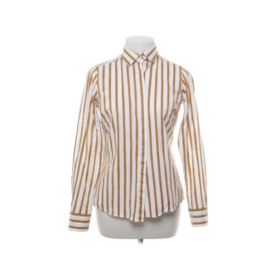 Shirt (Wit, Beige) van Stenströms Katoen, Elastaan