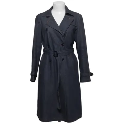Trenchcoat (Blauw) van Chic & Jeune Katoen, Elastaan, Polyester